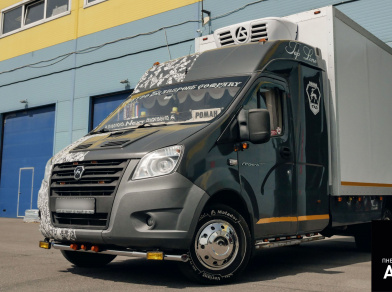 Установка передней и задней пневмоподвески на газель некст для cheydo_transport Рис. 1 Пневмоподвеска на переднюю и заднюю ось Газель Next