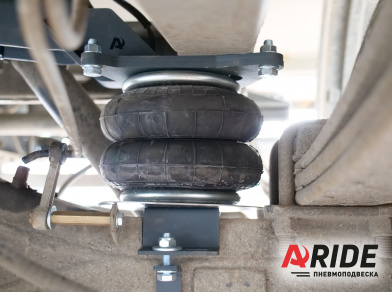 Рис. 5 Наши проекты: Установка пневмоподвески на переднюю и заднюю ось Газель NEXT