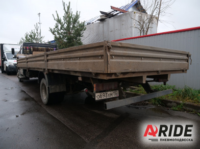 Рис. 2 Наши проекты: Пневмоподвеска на Газон NEXT