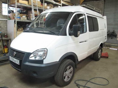 Рис. 1 Наши проекты: Пневмоподвеска на ГАЗ (GAZ) Соболь - Этапы установки