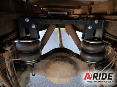 Рис. 4 Наши проекты: Вспомогательная пневмоподвеска на ГАЗ Валдай