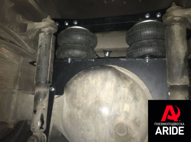 Наши проекты: Пневмоподвеска на заднюю и переднюю ось Hyundai HD 120 от компании «ARIDE». Доступные цены, гарантия, для заказа и получения консультации звоните 8 (800) 707-52-13. Рис. 2 Наши проекты: Пневмоподвеска на заднюю и переднюю ось Hyundai HD 120