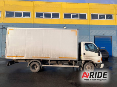 Наши проекты: Установка пневмоподвески Hyundai HD78 от компании «ARIDE». Доступные цены, гарантия, для заказа и получения консультации звоните 8 (800) 707-52-13. Рис. 2 Наши проекты: Установка пневмоподвески Hyundai HD78