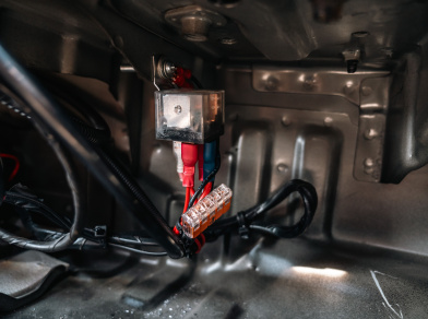 Рис. 5 Наши проекты: Замена пружин на пневмоподушки Hyundai Starex H-1