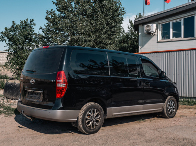 Рис. 2 Наши проекты: Замена пружин на пневмоподушки Hyundai Starex H-1