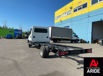 Наши проекты: Пневмоподвеска на заднюю ось на новый Iveco Daily от компании «ARIDE». Доступные цены, гарантия, для заказа и получения консультации звоните 8 (800) 707-52-13. Рис. 2 Наши проекты: Пневмоподвеска на заднюю ось на новый Iveco Daily