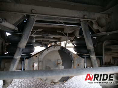 Рис. 4 Наши проекты: Вспомогательная пневмоподвеска на Iveco Daily 70