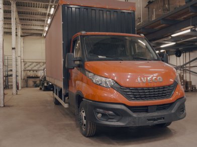 Рис. 1 Наши проекты: Пневмоподвеска Iveco Daily 50