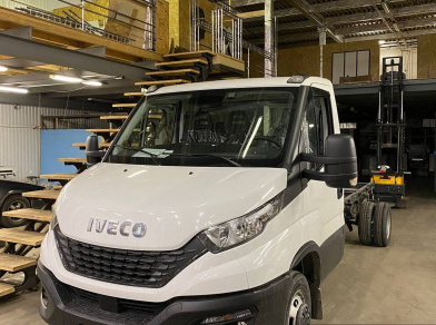 Пневмоподушки на Iveco Daily 35C15 шасси спарка Рис. 1 Установка пневмоподвески Iveco Daily 35C150