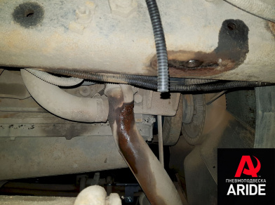 Рис. 7 Наши проекты: Пневмоподвеска на КАМАЗ 4308 - Этапы установки