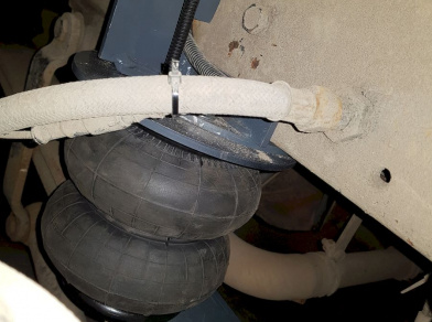 Рис. 5 Наши проекты: Пневмоподвеска на КАМАЗ 4308 - Этапы установки