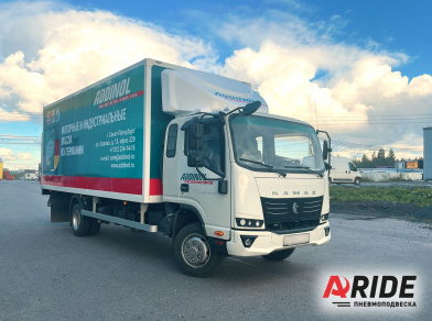 Пневмоподвеска на KAMAZ Kompas 9 Рис. 1 Установка пневмоподвески на КАМАЗ Компас 9