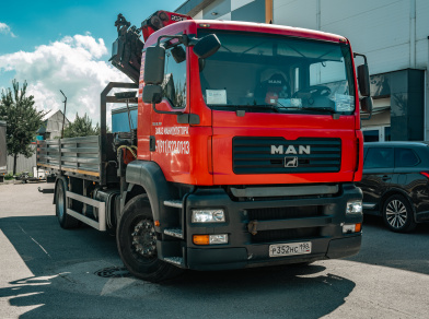 Рис. 1 Наши проекты: Пневмоподвеска на MAN TGA