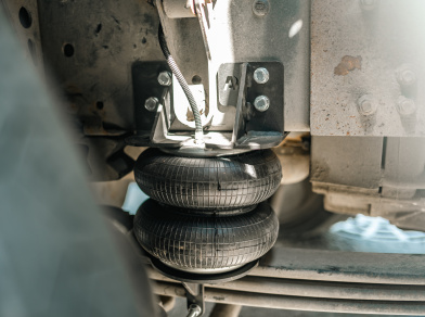 Рис. 3 Наши проекты: Пневмоподвеска на MAN TGA