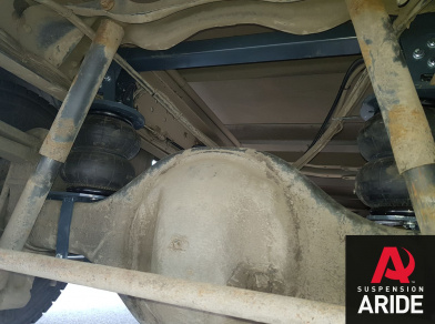 Рис. 10 Наши проекты: Пневмоподвеска на Mercedes Atego 818 - Этапы установки