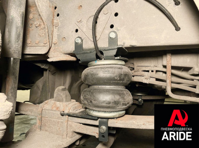 Рис. 2 Наши проекты: Установка комплекта пневмоподвески на Mercedes-Benz Atego