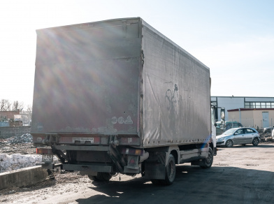 Рис. 2 Наши проекты: Пневмоподушки на зад Mercedes Atego