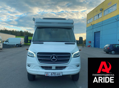 Наши проекты: Установка пневмоподвески на Mercedes-Benz Sprinter W907 от компании «ARIDE». Доступные цены, гарантия, для заказа и получения консультации звоните 8 (800) 707-52-13. Рис. 2 Наши проекты: Установка пневмоподвески на Mercedes-Benz Sprinter W907