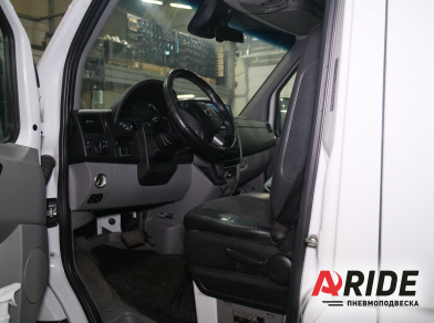 Наши проекты: Mercedes-Benz Sprinter пневмоподвеска от компании «ARIDE». Доступные цены, гарантия, для заказа и получения консультации звоните 8 (800) 707-52-13. Рис. 6 Наши проекты: Вспомогательная пневмоподвеска на Mercedes-Benz Sprinter