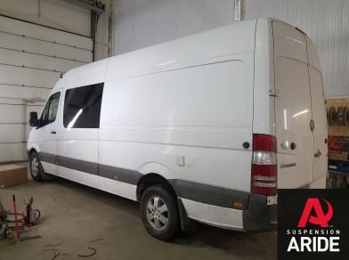 Пневмоподвеска на Mercedes Sprinter 3 с гарантией - Этапы установки, характеристики пневмосистемы, технические нюансы замены комплекта с фотографиями Рис. 9 Пневмоподвеска на Mercedes Sprinter 3 с гарантией - Этапы установки