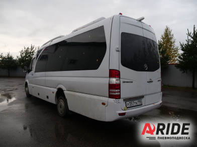Наши проекты: Пневмоподвеска на Mercedes-Benz Sprinter от компании «ARIDE». Доступные цены, гарантия, для заказа и получения консультации звоните 8 (800) 707-52-13. Рис. 2 Наши проекты: Вспомогательная пневмоподвеска на Mercedes-Benz Sprinter