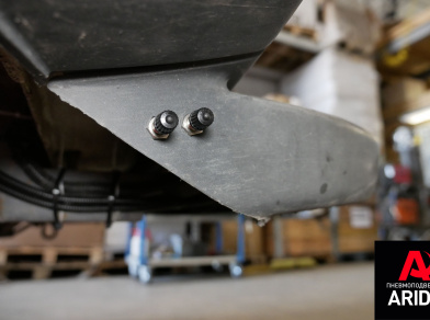 Рис. 6 Наши проекты: Пневмоподвеска на заднюю ось Mercedes Sprinter