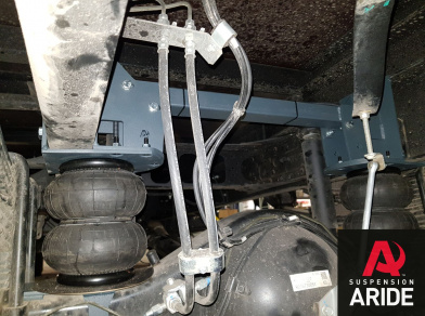 Пневмоподвеска на Mitsubishi Canter от компании Арайд - Этапы установки, характеристики пневмосистемы, технические нюансы замены комплекта с фотографиями Рис. 2 Пневмоподвеска на Mitsubishi Canter от компании Арайд - Этапы установки