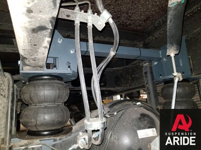 Наши проекты: Пневмоподвеска на Mitsubishi Canter от компании Арайд - Этапы установки от компании «ARIDE». Доступные цены, гарантия, для заказа и получения консультации звоните 8 (800) 707-52-13. Рис. 2 Наши проекты: Пневмоподвеска на Mitsubishi Canter от компании Арайд - Этапы установки