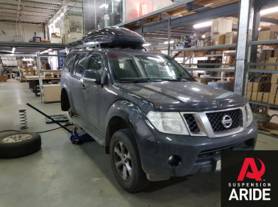 Наши проекты: установка пневмоэлементов в пружины Nissan Pathfinder 51 от компании «ARIDE». Доступные цены, гарантия, для заказа и получения консультации звоните 8 (800) 707-52-13. Рис. 11 Наши проекты: установка пневмоэлементов в пружины Nissan Pathfinder 51
