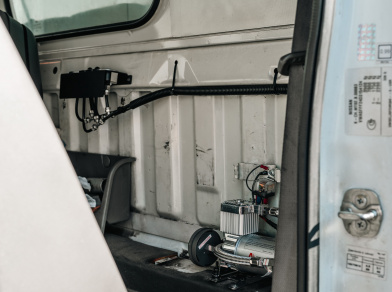 Наши проекты: Пневмоподвеска на Nissan Cabstar от компании «ARIDE». Доступные цены, гарантия, для заказа и получения консультации звоните 8 (800) 707-52-13. Рис. 7 Наши проекты: Пневмоподвеска на Nissan Cabstar