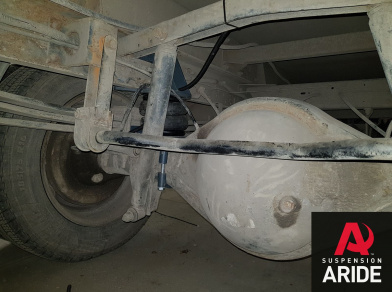 Наши проекты: Пневмоподвеска на Nissan Cabstar - Этапы установки от компании «ARIDE». Доступные цены, гарантия, для заказа и получения консультации звоните 8 (800) 707-52-13. Рис. 10 Наши проекты: Пневмоподвеска на Nissan Cabstar - Этапы установки