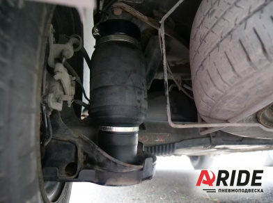 Рис. 6 Наши проекты: Вспомогательная пневмоподвеска на Peugeot Partner