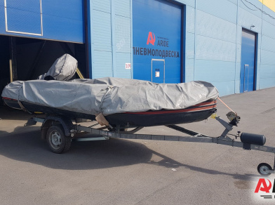 Рис. 1 Наши проекты: Установка пневматических подушек на прицеп МЗСА