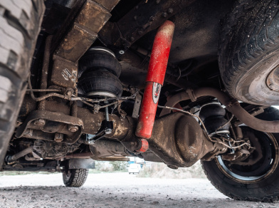 Рис. 2 Наши проекты: Пневмоподушки на Тойота Дюна