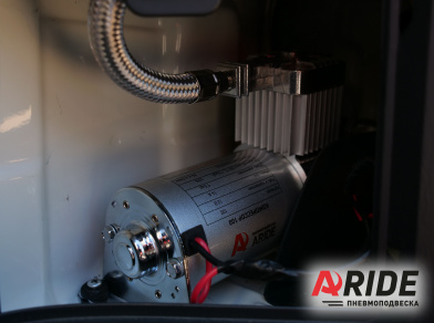 Рис. 6 Наши проекты: Пневмоподвеска Toyta Hiace