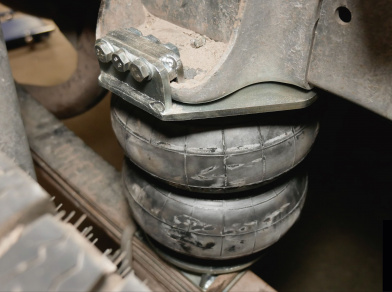 Рис. 5 Наши проекты: Пневмоподвеска на заднюю ось Toyota Tundra