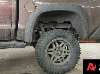 Рис. 20 Наши проекты: Пневмоподвеска на ﻿Toyota Tundra - Фото установки