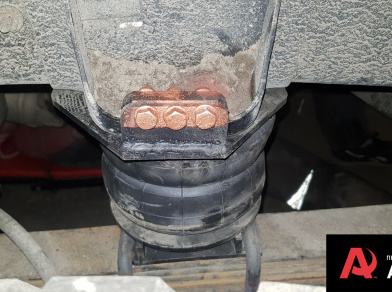 Рис. 14 Наши проекты: Пневмоподвеска на ﻿Toyota Tundra - Фото установки