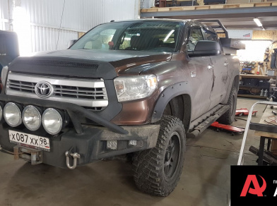 Пневмоподвеска на Toyota Tundra - Фото установки Рис. 1 Пневмоподвеска на Toyota Tundra - Фото установки