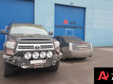 Пневмоподвеска на Toyota Tundra - Фото установки Рис. 10 Пневмоподвеска на Toyota Tundra - Фото установки