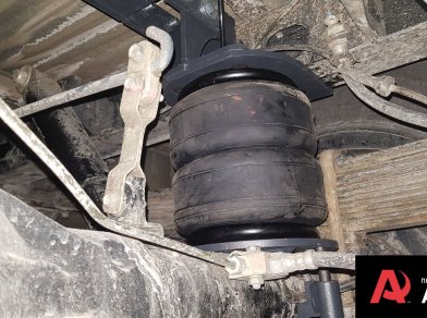 Рис. 29 Установка пневмоподвески на УАЗ Буханка