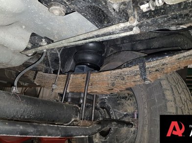 Рис. 24 Установка пневмоподвески на УАЗ Буханка