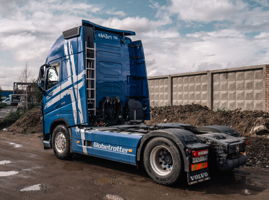 Рис. 2 Наши проекты: Пневматические подушки на перед Вольво ФШ 16