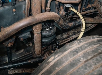 Рис. 6 Пневмоподвеска на Volvo FM