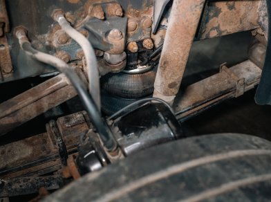 Рис. 5 Пневмоподвеска на Volvo FM