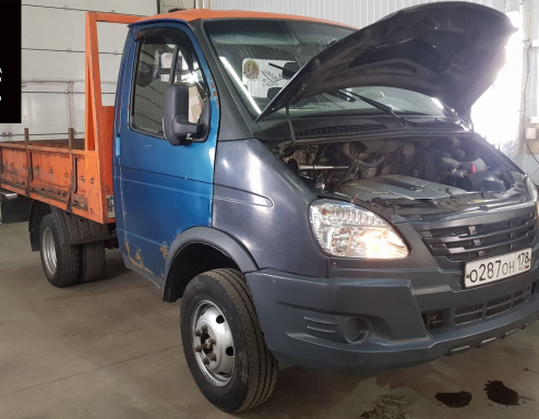 Установка передней и задней пневмоподвески с управлением из салона ГАЗ (GAZ) Газель