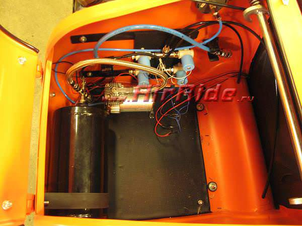 Пневмоподвеска на мотоцикл Урал