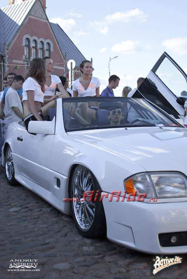 Mercedes W129 на пнвемоподвеске