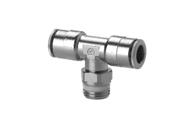 Тройник цанговый поворотный Camozzi S6430 10-1/2 Тройник цанговый поворотный Camozzi S6430 10-1/2