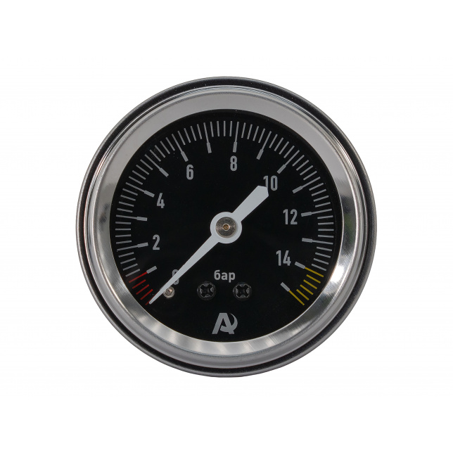 Манометр ARIDE 51 мм, 1х15 бар (220 PSI), 2
